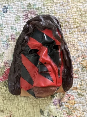 César Kane Mask Halloween WWF 1998 WWE Rubber Vtg Wrestling - Image 1 of 4
