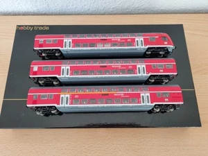 Hobbytrade 63143 H0 Doppelstockwagen Set Schwarzwaldbahn 3 teilig DC OVP - Bild 1 von 11