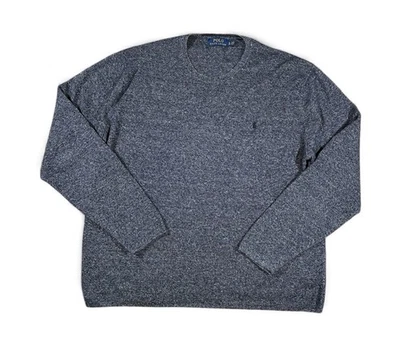 Polo Ralph Lauren Wool Linen Crewneck Sweater Heather Gray Mens XL - Image 1 of 4