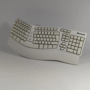 Microsoft Natural Keyboard Elite Ergonomic PS2 Wired E06402PS2 0005703E - Picture 1 of 16