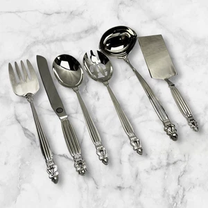 Godinger Silver Art Olde Copenhagen Silver plate Hostess Serving Set 6 Piece - Picture 1 of 16