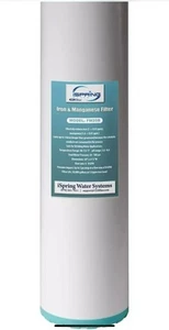 iSpring Whole House Iron Manganese Reducing Water Filter Cartridge 4.5" x 20" - Picture 1 of 7