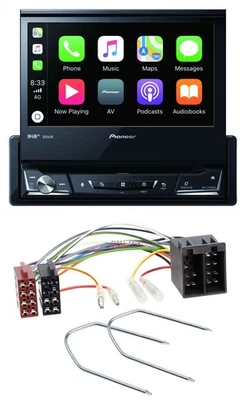 Pioneer DVD Bluetooth DAB USB MP3 Autoradio für Audi 80 86-96 90 84-91 100 82-94 - Bild 1 von 4
