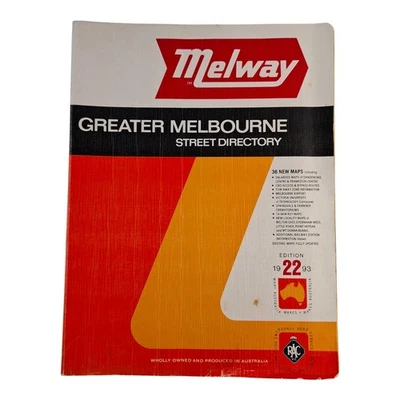 Melway Street Directory of Greater Melbourne Edition No 22 (1993) - Image 1 of 4