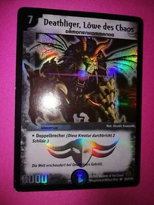 Duel Masters Deathliger, Löwe des Chaos Super Rare Holo Deutsch, DM01 S5/S10 EX - Bild 1 von 5