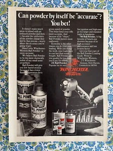 Vintage 1976 Winchester Western Ball Powder Print Ad - Bild 1 von 7