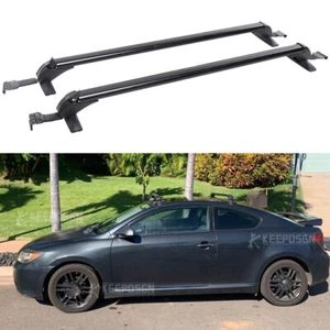 Top Roof Rack 43.3" Cross Bar Luggage Cargo Carrier Lockable For Scion Tc Sedan - Picture 1 of 10