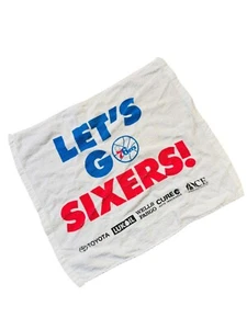 PHILADELPHIA SIXERS 76ERS VINTAGE 2000'S RALLY TOWEL SGA - Picture 1 of 5