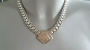 SILBER COLLIER °ZIRKONIA ° 835 / 1000 ° Silberschmuck ° - Picture 1 of 12