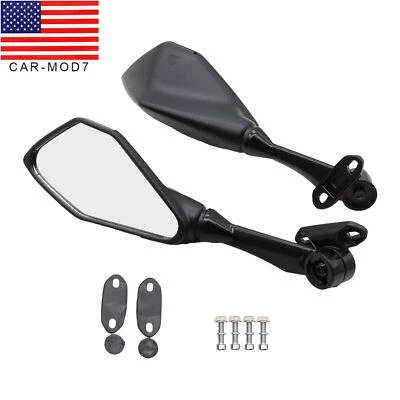 Espejos retrovisores aptos para Kawasaki Ninja ZX6R ZX 6R ZX-6R 2009-2012 2011 2010 EE. UU. Foto 1 de 4