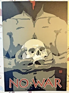 David Lance Goines signed Artist Proof (#146) NO WAR: - Imagen 1 de 11