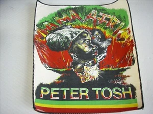 PETER TOSH TOPPA JUMBO PATCH in Tessuto -  GRANDE cm.36 x 29 VINTAGE fine anni80 - Imagen 1 de 1
