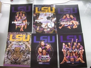2024 LSU TIGERS GYMNASTICS PROGRAMS SET / LOT OF ALL 6  NATIONAL CHAMPIONS 🐐 - Picture 1 of 1