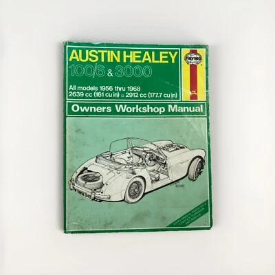 Austin Healey 100/6 1956-1968 Servicio de taller Manual Cableado Diagramas Motor Foto 1 de 4