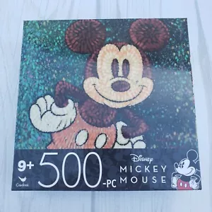 Disney MICKEY MOUSE Mosaic Watercolor Pebbles 500pc Jigsaw Puzzle - Picture 1 of 4