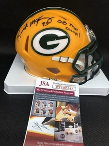 Keith McKenzie Green Bay Packers SB XXXI Champs Auto Signed Mini Helmet JSA COA - Picture 1 of 6