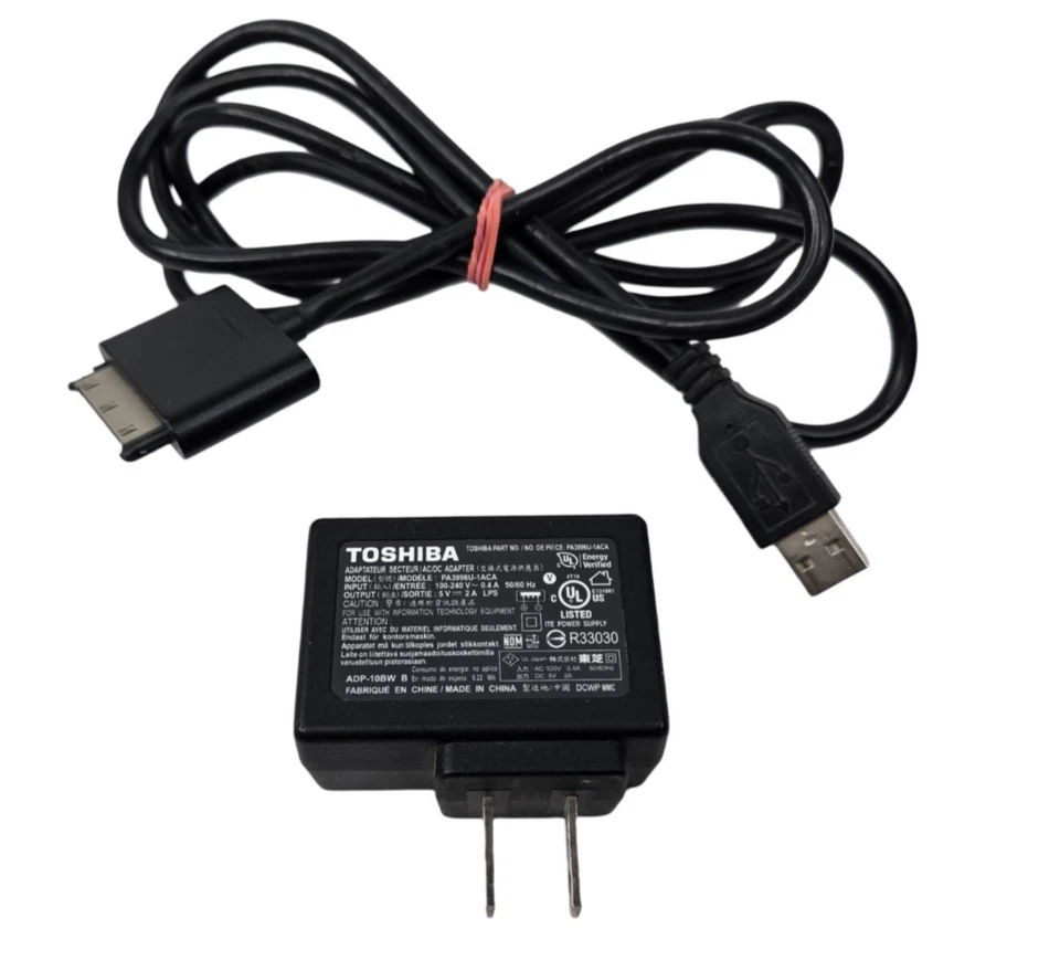 Genuine Toshiba USB Charging Cable PA3996U-1CAB & (1ACA) For Excite Tablets Used - Image 1 of 4