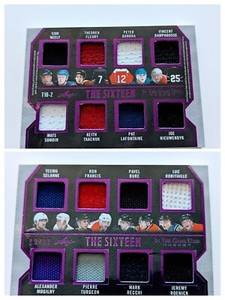 🔥 #/30 The 16 RELICS Bure Selanne Mogilny Tkachuk 2022-23 Leaf In Game Used ITG