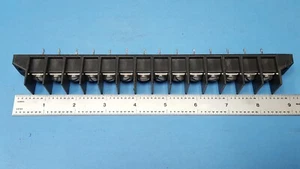 TERMINAL BLOCK, BARRIER, A404114, MAGNUM/EATON, 14 Position, 10-16 AWG, 600V/35A - Picture 1 of 7