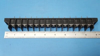 TERMINAL BLOCK, BARRIER, A404114, MAGNUM/EATON, 14 Position, 10-16 AWG, 600V/35A - Image 1 of 4