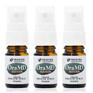 Pack de 3 spray respiratoire frais OraMD, pour traitement de la mauvaise haleine, traitement de l'halitose, - Photo 1/7