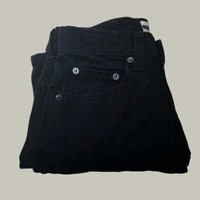 Levi's девочек джинсы - размер 12 молодежи - черный - прямые штанины - стильный джинсовой ткани  - Изображение 1 из 4