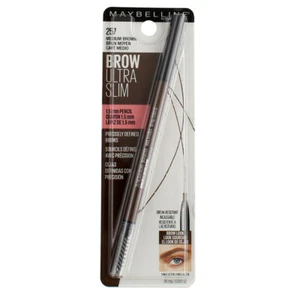 4 Pack Maybelline Brow Ultra Slim Eyebrow Definer Pencil, Medium Brown 257, 0... - Picture 1 of 2