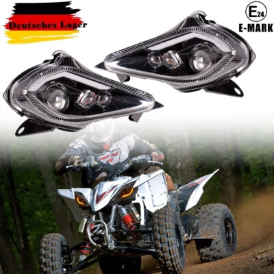 E24 LED Scheinwerfer Blinker Für Yamaha ATV Raptor 700 250 350 YFZ 450 450R 450X - Bild 1 von 4
