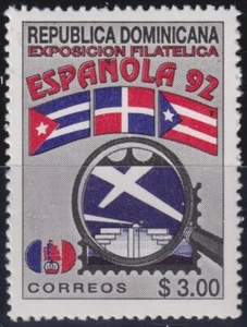 F-EX39835 DOMINICANA REP MNH 1992 FILATELIC EXPO SPAGNOLA ́92. - Foto 1 di 1