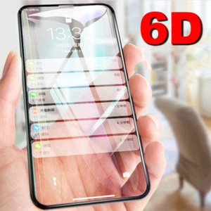 Screen Protector For iPhone 16 15 14 13 12 Pro Max 11 8 9D Curved Tempered Glass - Picture 1 of 15