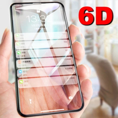 Screen Protector For iPhone 17 16 15 14 13 12 Pro Max 8 9D Curved Tempered Glass - Image 1 of 4