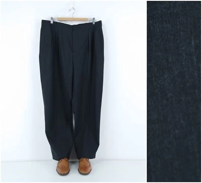 Mens Trousers 38 Waist 29 Leg LAND�S END Dress Suit Grey 100% Wool Pants Slacks - Image 1 of 4