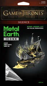 Fascinations ICONX Metall Erde Game of Thrones SILENCE 3D Stahl Metall Modellbausatz - Bild 1 von 8