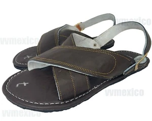 HERREN LEDER MEXIKANISCH 2-RIEMEN SANDALEN HUARACHE - Bild 1 von 5