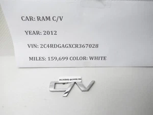 2012-2015 RAM C/V Rear Trunk Logo Emblem Badge Nameplate OEM - Picture 1 of 7