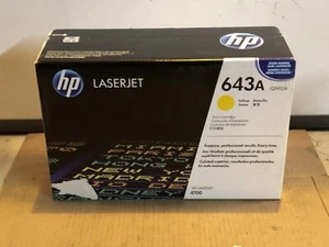 NEU HP LaserJet Q5952A Gelb Tonerkassette 643A VERSIEGELTE VERPACKUNG - Bild 1 von 2
