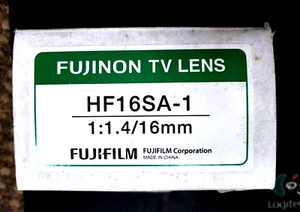 FUJINON HF16SA-1 TV Lens 1:1.4/16mm NEW. - Picture 1 of 5