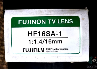 FUJINON HF16SA-1 TV Lens 1:1.4/16mm NEW. - Image 1 of 4