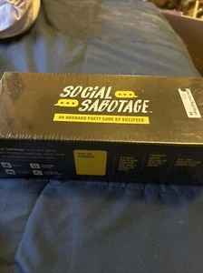 SOCIAL SABOTAGE CARD GAME by BUZZFEED New - Sealed - Picture 1 of 2