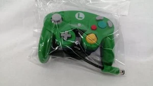 Nintendo Gamecube Controller Luigi Official Limited Green usedBlue GC game Wii - Picture 1 of 2