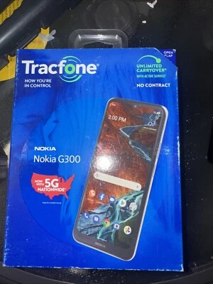 Tracfone Nokia G300, 64GB, Black [Locked to Tracfone Wireless] - Image 1 of 4