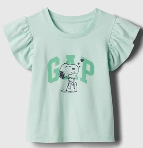 NWT Baby Gap toddler Girls Snoopy Peanuts Logo T-shirt top u pick size $24.95 - Picture 1 of 1