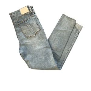 Jeans donna RAG & BONE Nina 31 blu Maisie effetto invecchiato vita alta skinny - Foto 1 di 5