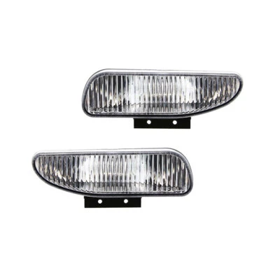 NEW FOG LIGHT LENS PAIR FITS FORD MUSTANG HIGH 1996-1997 F4ZZ15L203A FO2596101 - Image 1 of 2