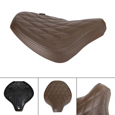 Cojín de asiento del conductor Front Raider Pu diamante marrón para Tr Bobber 17-22 2020 2021 F3 - Imagen 1 de 4