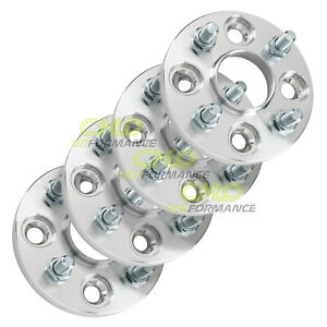 4pc Hub Centric Wheel Spacers 4x100 to 4x100 57.1 CB 12X1.5 15MM Thick Adapters