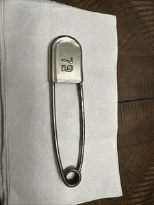 Vintage Risdon 79 Schlüsselanhänger GROSS 5" Sicherheitsnadel Wäsche Militär robust. Original - Bild 1 von 11