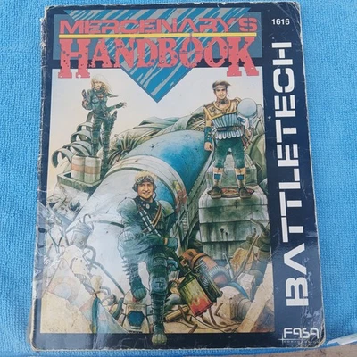 BATTLETECH MERCENARY'S HANDBOOK 1616 MECHWARRIOR VINTAGE FASA 1987 - Image 1 of 4