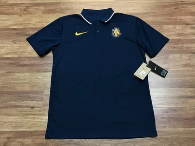 MENS S - NEW Nike NCAA North Carolina A&T Aggies Dri-FIT Coaches Polo Shirt Navy - Image 1 of 4