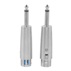  2-teiliger Mikrofonadapter: Professioneller Mikrofonkabelkonverter – - Bild 1 von 12